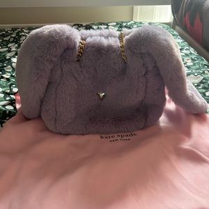 New without tags Kate spade lavender bunny bag
